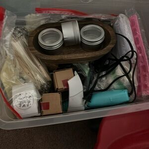 Candle supplies scents wax bins wix stickets labels molds